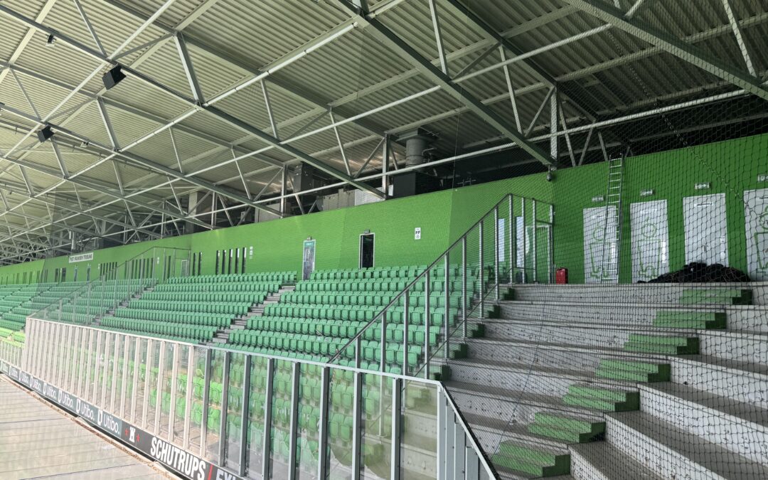 Euroborg stadion netten tegen gooien